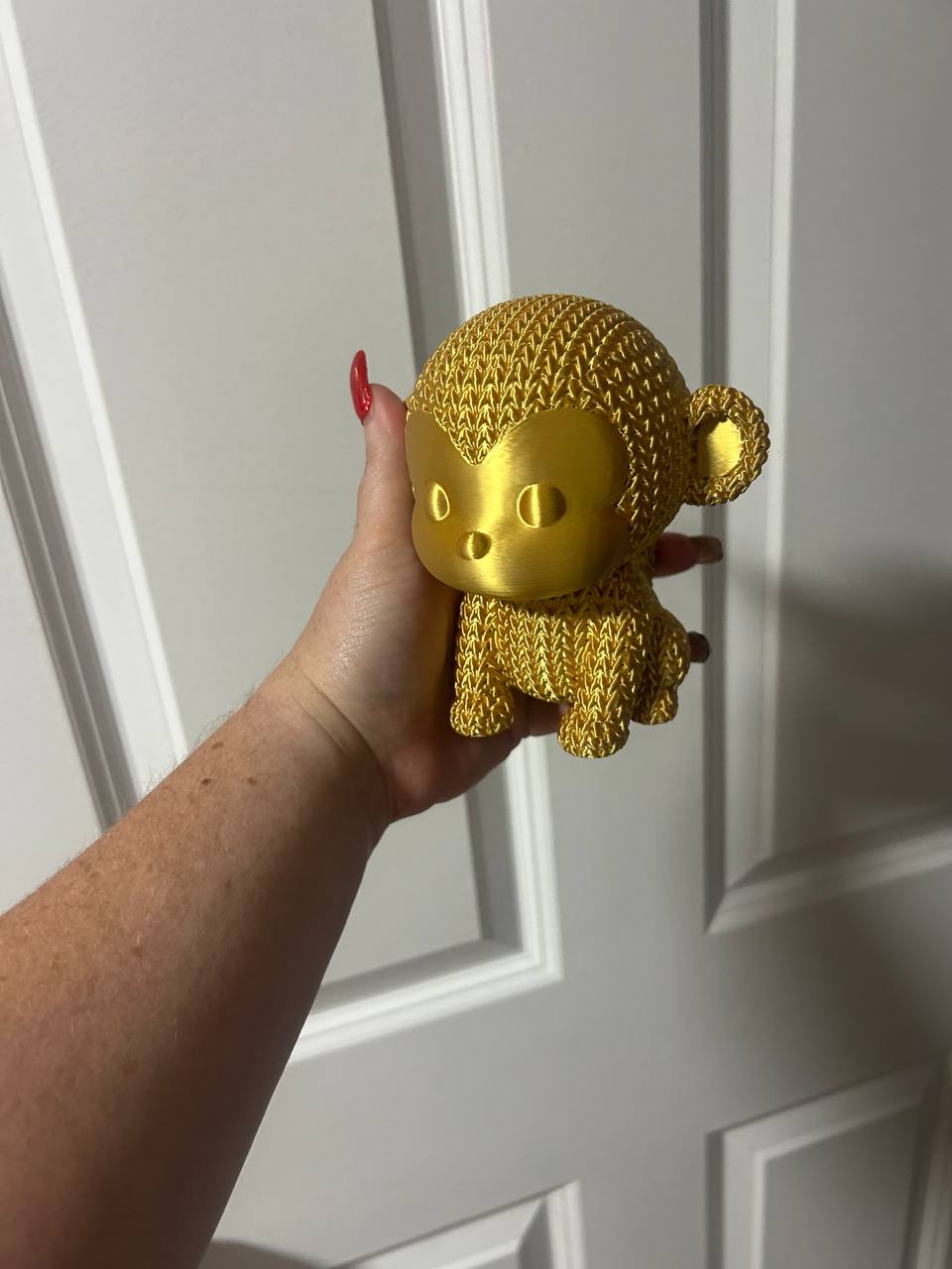 big crocheted monkey